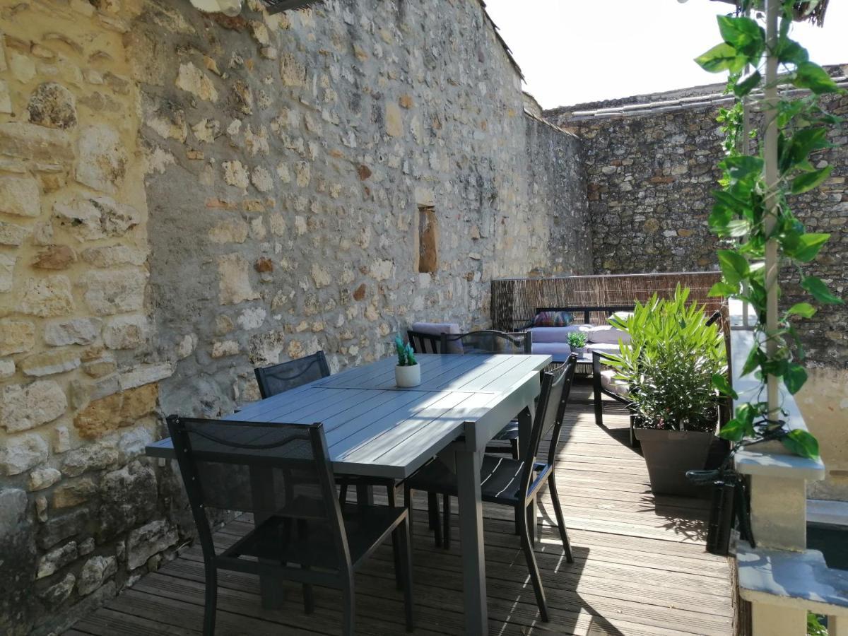Gite De L Ancienne Poste Bourdic Exteriör bild